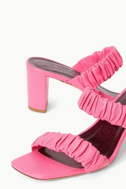 STAUD - FRANKIE RUCHED SANDAL BLOSSOM