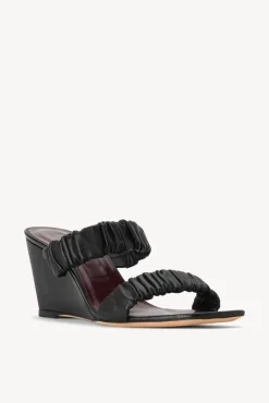 STAUD - FRANKIE WEDGE BLACK