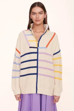 STAUD - HAMPTON SWEATER ACID ECRU