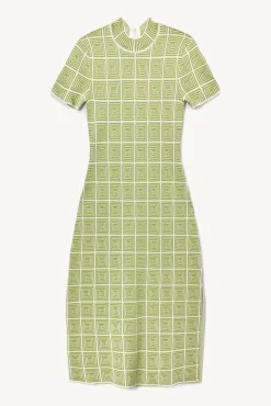 STAUD - HELI DRESS MOSS MAZE
