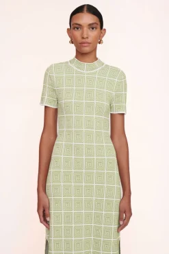 STAUD - HELI DRESS MOSS MAZE