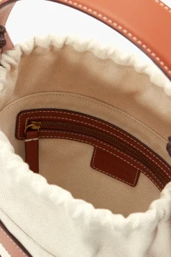 STAUD - HIVE BUCKET BAG CREAM TAN