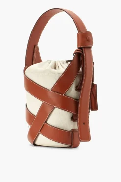 STAUD - HIVE BUCKET BAG CREAM TAN