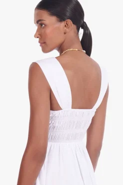 STAUD - IDA DRESS WHITE
