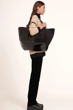 STAUD - IDA WEEKEND TOTE BAG BLACK