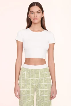 STAUD - ILA TOP WHITE