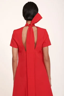 STAUD - ILANA DRESS POINSETTIA
