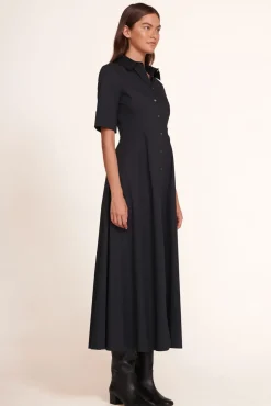 STAUD - JOAN MAXI DRESS BLACK