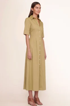 STAUD - JOAN MAXI DRESS KHAKI
