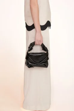 STAUD - KISS BAG PATENT BLACK