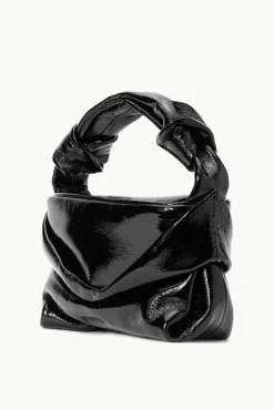 STAUD - KISS BAG PATENT BLACK
