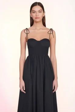 STAUD - LANDRY DRESS BLACK