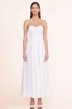 STAUD - LANDRY DRESS WHITE