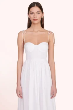 STAUD - LANDRY DRESS WHITE