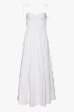STAUD - LANDRY DRESS WHITE