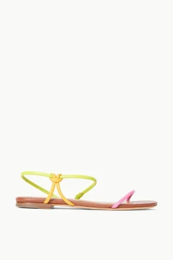 STAUD - LAUREL SANDAL CITRON MULTI