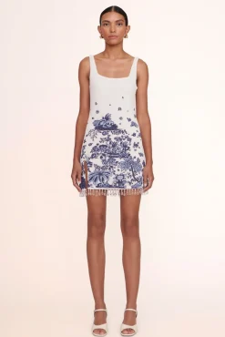 STAUD - LE SABLE DRESS BLUE TOILE
