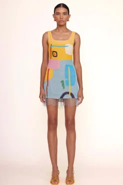 STAUD - LE SABLE DRESS DAFFODIL DREAM