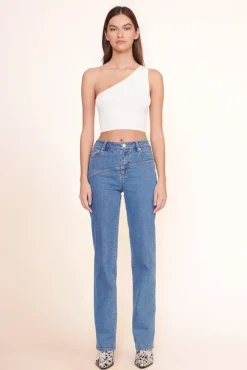 STAUD - LEXI TOP WHITE