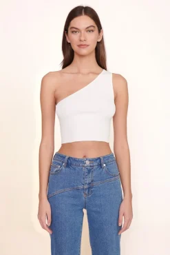 STAUD - LEXI TOP WHITE