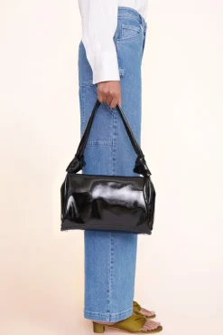 STAUD - LISBETT BAG PATENT BLACK