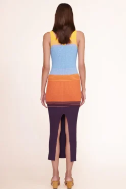 STAUD - MAXI DANA DRESS AURA