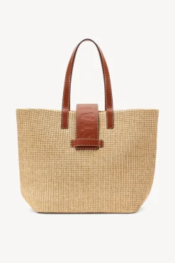 STAUD - MERCATO RAFFIA TOTE NATURAL TAN