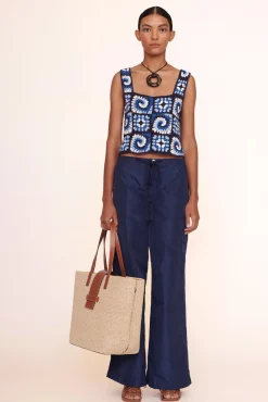 STAUD - MERCATO RAFFIA TOTE NATURAL TAN