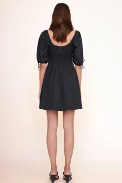STAUD - MINI FAYE DRESS BLACK