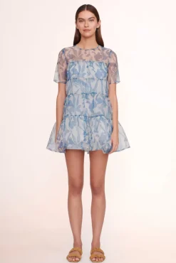 STAUD - MINI HYACINTH DRESS SKY WILDFLOWERS