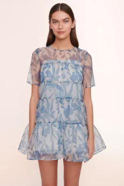 STAUD - MINI HYACINTH DRESS SKY WILDFLOWERS