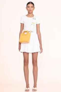 STAUD - MINI SHIRLEY LEATHER BAG MANGO
