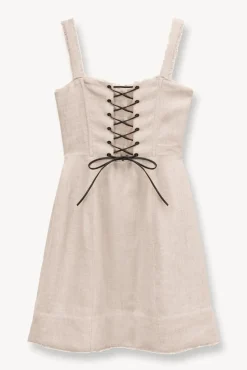 STAUD - MINI SUTTON DRESS NATURAL