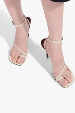 STAUD - MONA HEEL CREAM