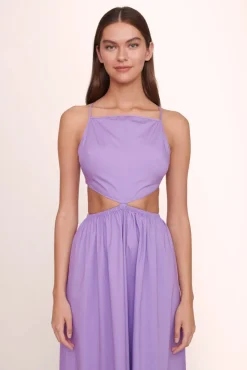 STAUD - MYLA DRESS AMETHYST