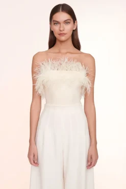 STAUD - NELLIE TOP IVORY