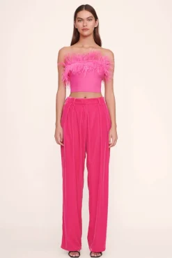 STAUD - NELLIE TOP SHOCKING PINK