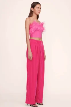 STAUD - NELLIE TOP SHOCKING PINK