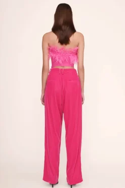 STAUD - NELLIE TOP SHOCKING PINK