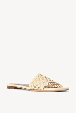 STAUD - NEVIL CROCHET SANDAL CREAM