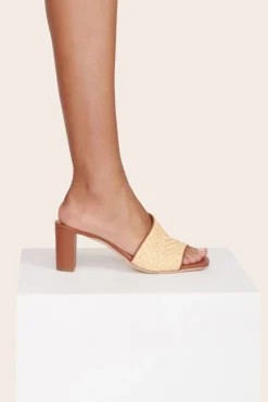 STAUD - NEVIL HEEL RAFFIA NATURAL