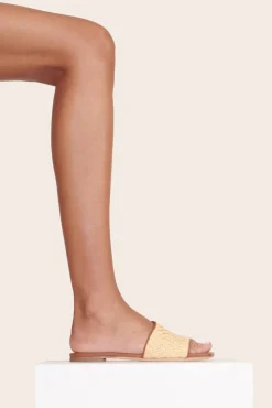 STAUD - NEVIL SANDAL RAFFIA NATURAL