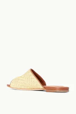 STAUD - NEVIL SANDAL RAFFIA NATURAL