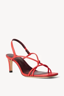 STAUD - NICOLETTE HEEL CHERRY