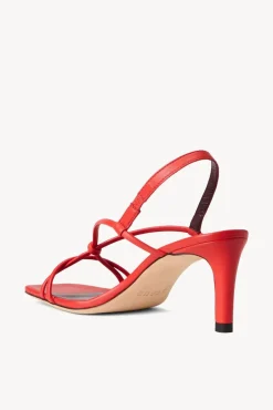 STAUD - NICOLETTE HEEL CHERRY