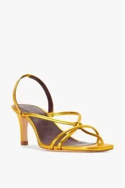 STAUD - NICOLETTE HEEL GOLD