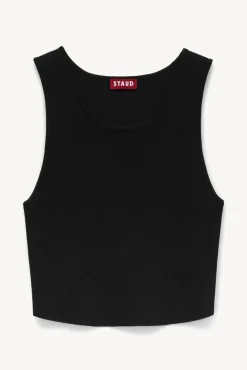 STAUD - NOOR TOP BLACK