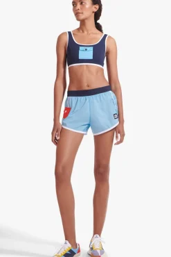 STAUD - NYLON RUN SHORT ALASKAN BLUE