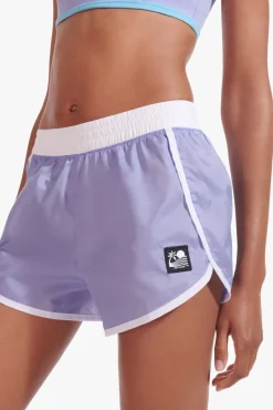 STAUD - NYLON RUN SHORT GALAXY PURPLE