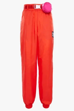 STAUD - NYLON TRACK PANT FIERY RED
